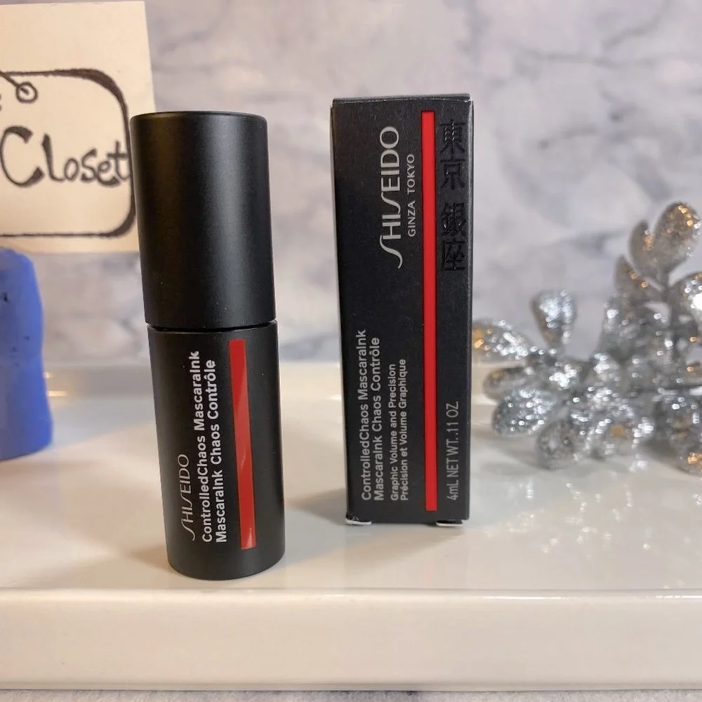 Shiseido Beauty,Controlled Chaos Mascara Ink 01 Black-Mini 4ml,0.11oz-BOXED-NEW